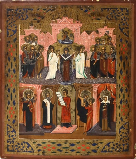 Icona Russa — Sinassi di Santi